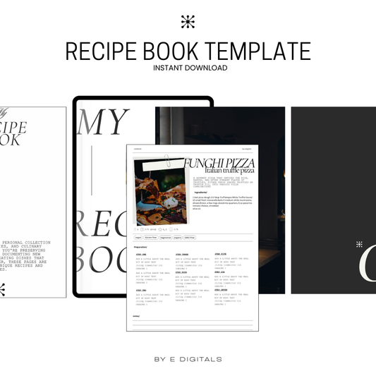 RECIPE BOOK TEMPLATE