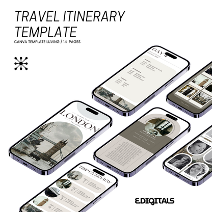 TRAVEL ITINERARY TEMPLATE