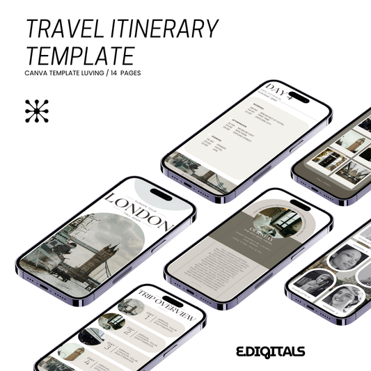 TRAVEL ITINERARY TEMPLATE