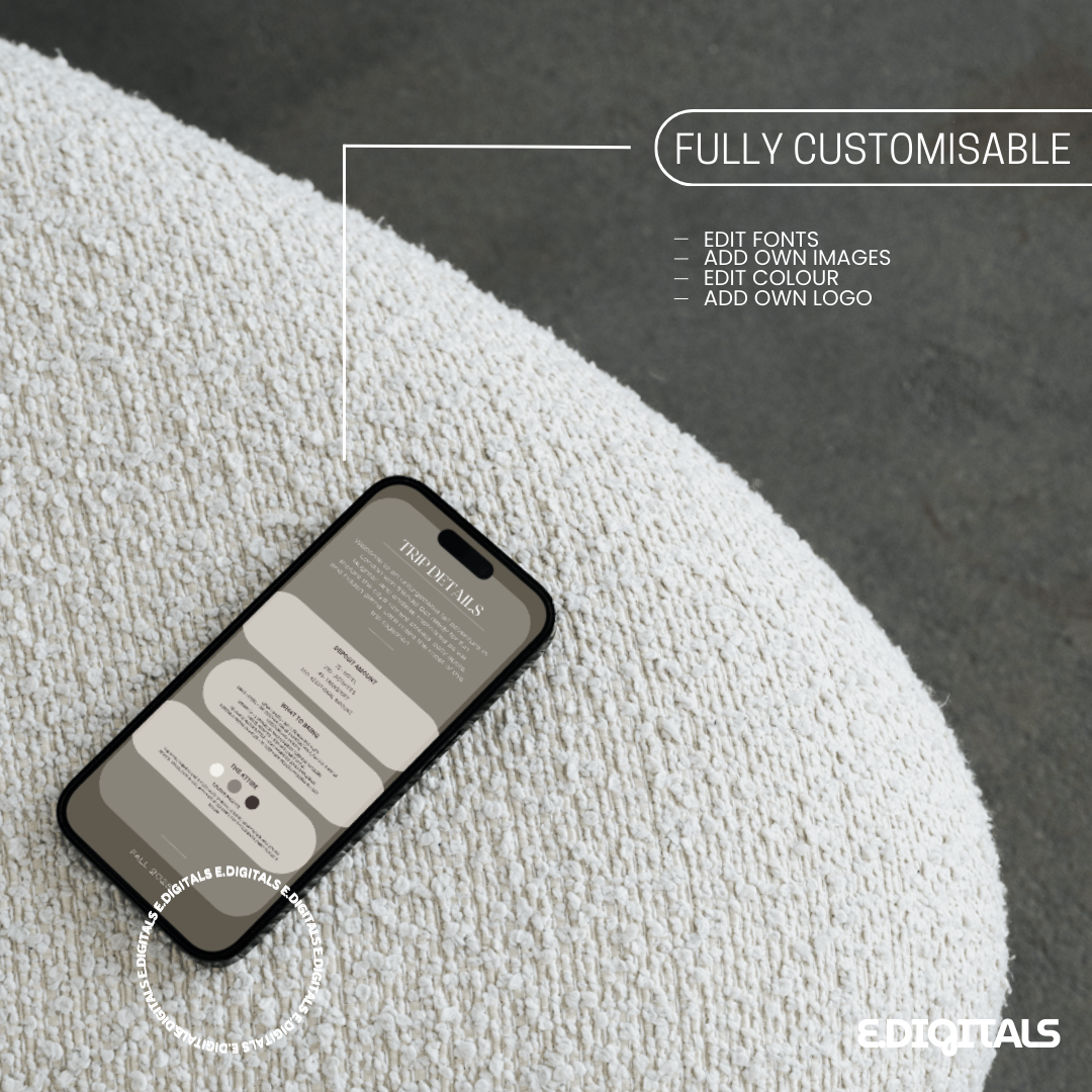 TRAVEL ITINERARY TEMPLATE