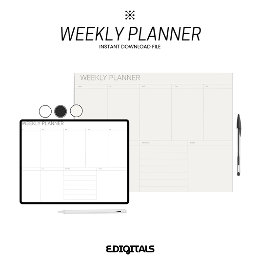 WEEKLY PLANNER