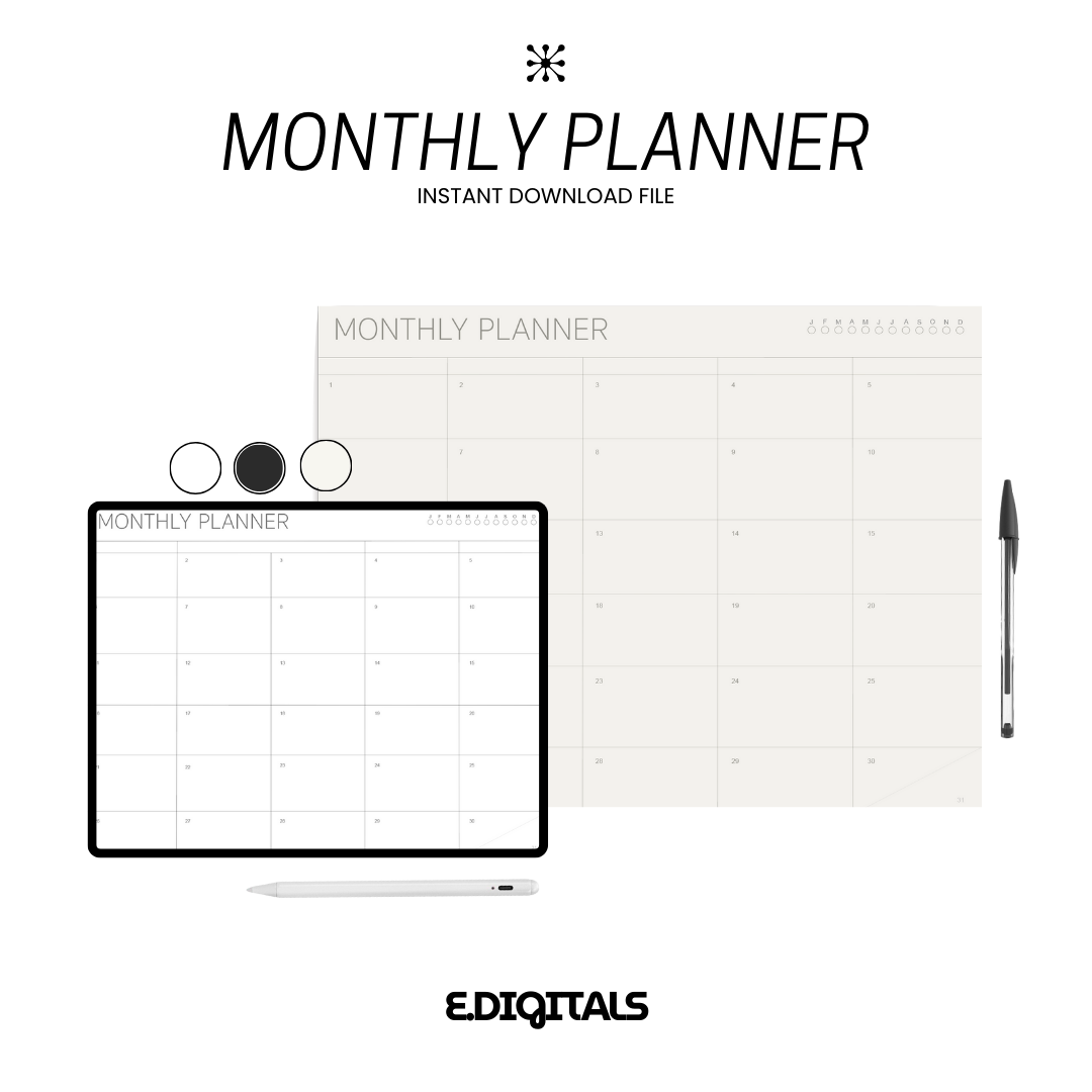 MONTHLY PLANNER