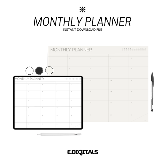 MONTHLY PLANNER