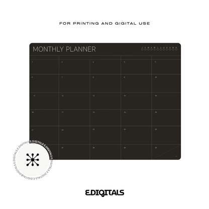 MONTHLY PLANNER