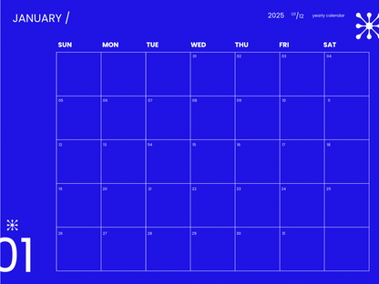 YEARLY CALENDAR